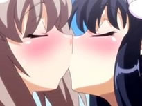anime character kissing