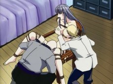 foot tickling anime