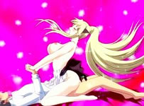 anime lesbian in the bath